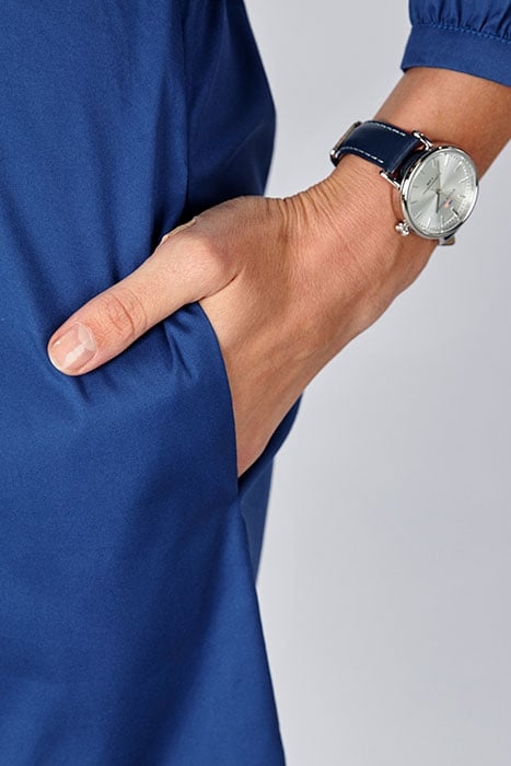 BLUE COTTON DRESS BLUE 4