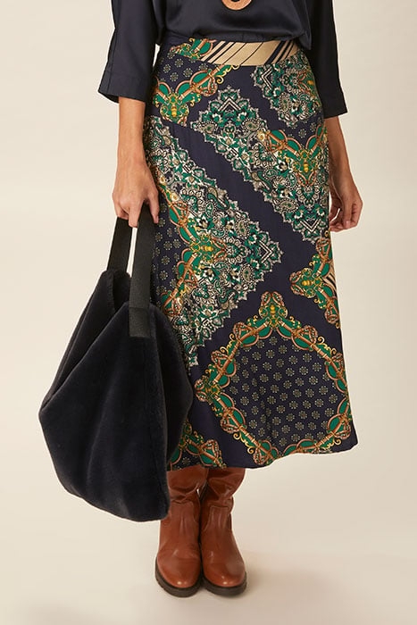 WIDE SKIRT YOKE BLUE 3