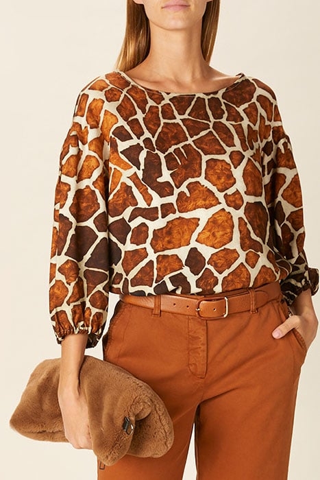 LOOSE SLEEVE SHIRT BROWN 2
