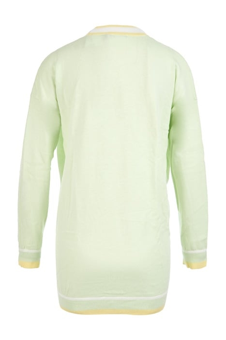 LONG CARDIGAN LS TRICOLOR STR ANIS 2