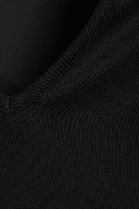 DOUBLE FACE T-SHIRT DRESS BLACK 6