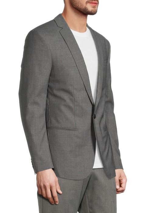 M. CHRISTIAN COOL WOOL JACKET GREY MEL. 3