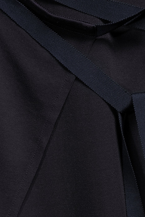 DOUBLE WRAP JERSEY DRESS NAVY 5