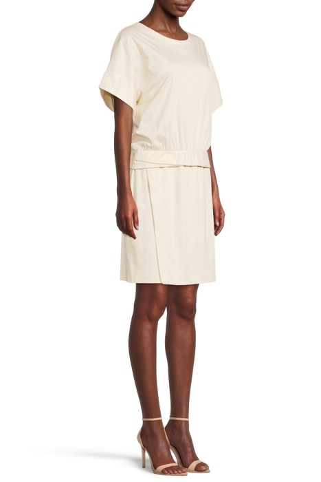 TWISTED BELT T-SHIRT DRESS BONE 4