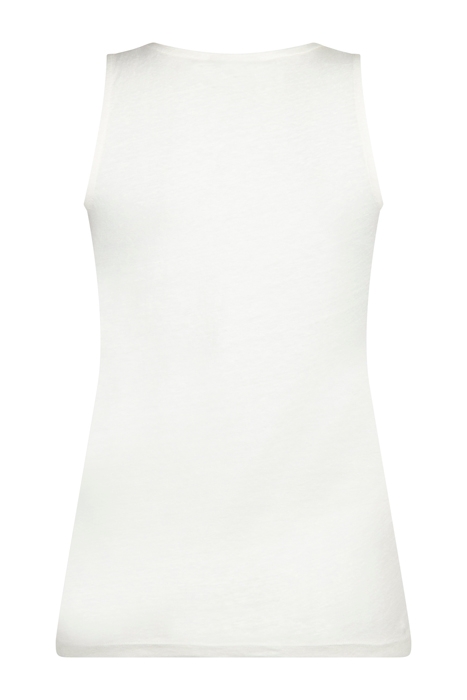 SINGLET LINEN LACE WHITE 2