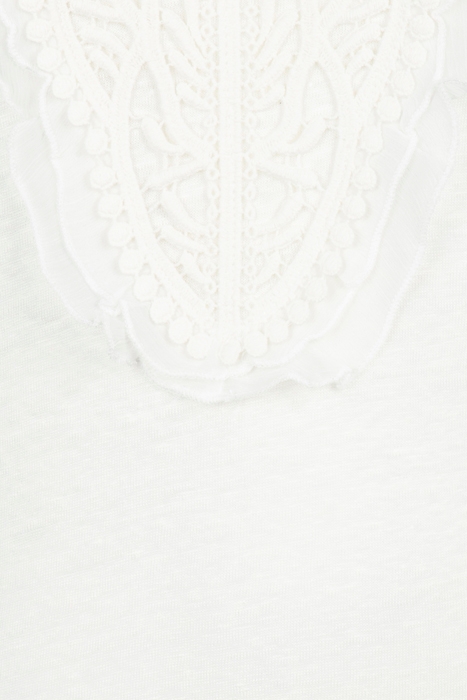 SINGLET LINEN LACE WHITE 3