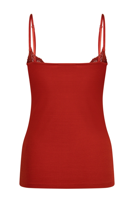 SINGLET LACE RIBBON BRANDY 2