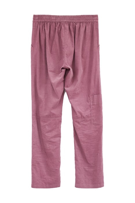 CORD UTILITY TROUSER MID PINK 2