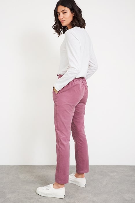 CORD UTILITY TROUSER MID PINK 4
