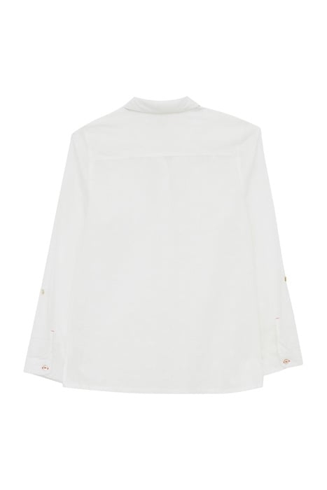 EMILY EMBROIDERED SHIRT PALE IVORY 2