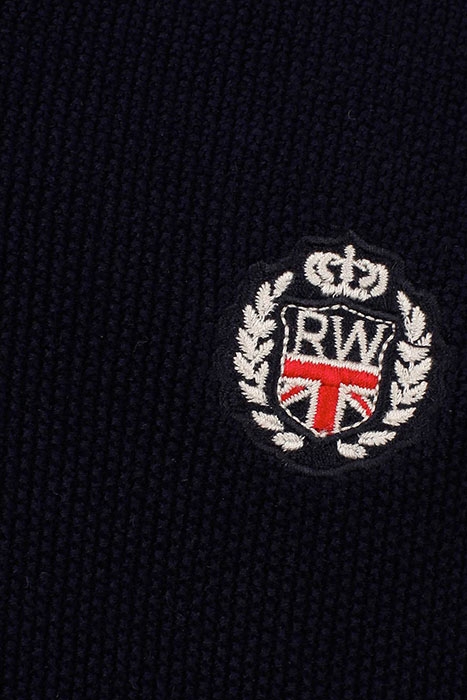 COMMUNION V-NECK PIQUE SPENCER BLUE 2