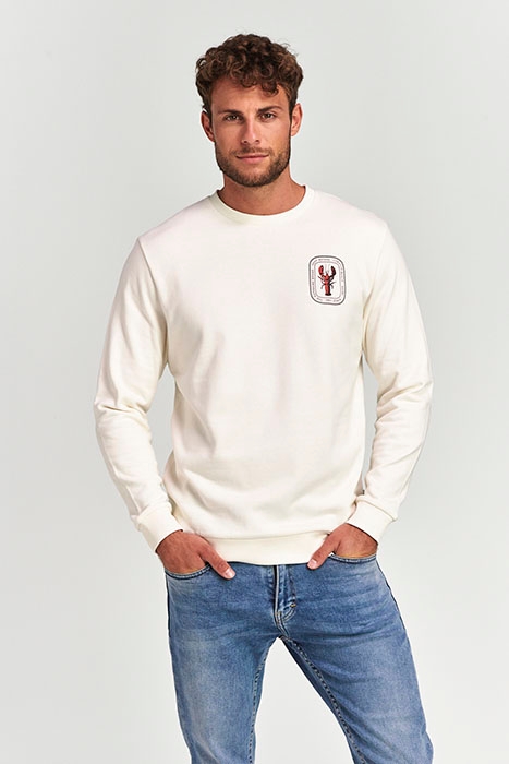 MEN SWEATER LOBSTER CREME WHITE 2
