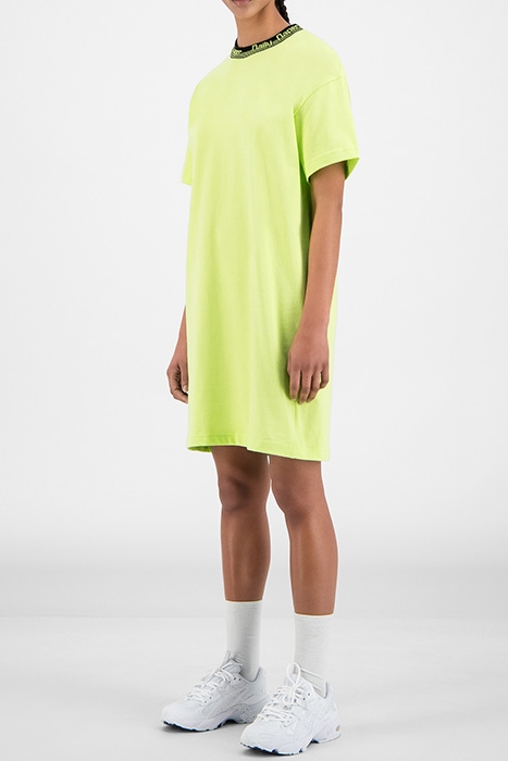 SHARP GREEN BLACK ERIB DRESS 3