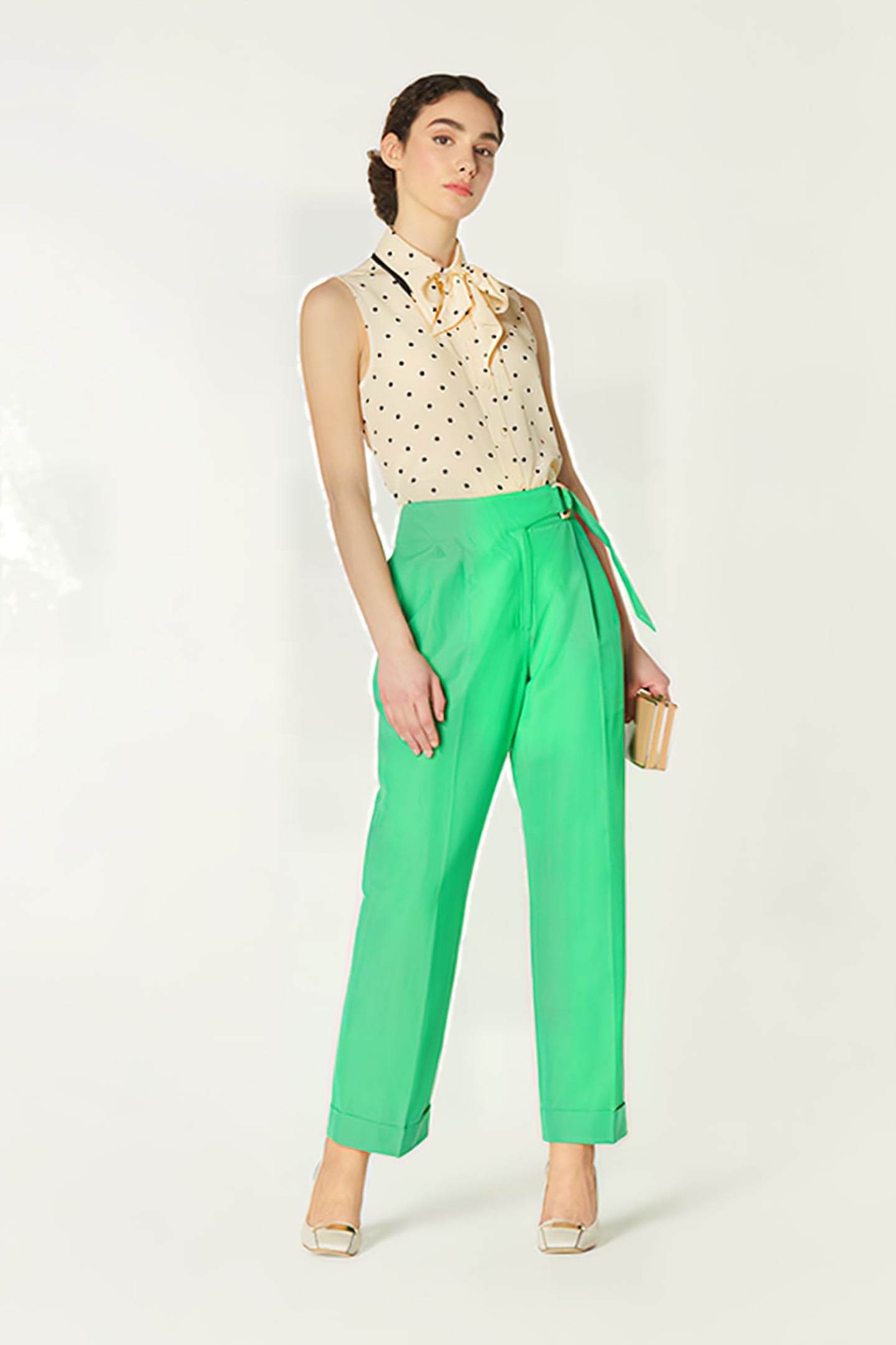 MARTA STRAIGHT JEANS  GREEN 1