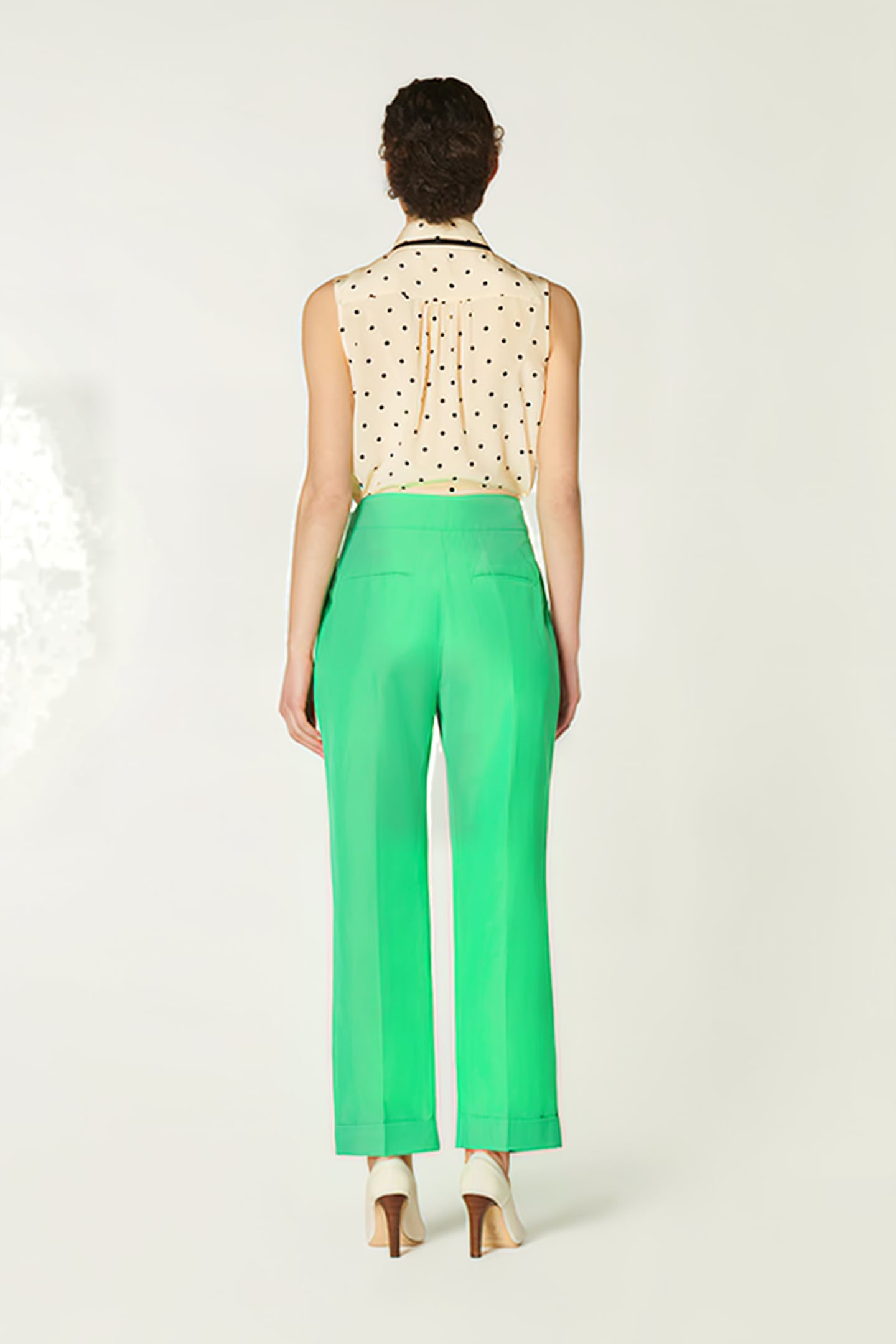 MARTA STRAIGHT JEANS  GREEN 2