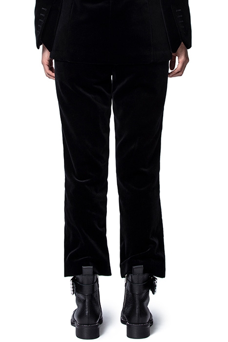 POSH VELVET PANTALON. NOIR 2