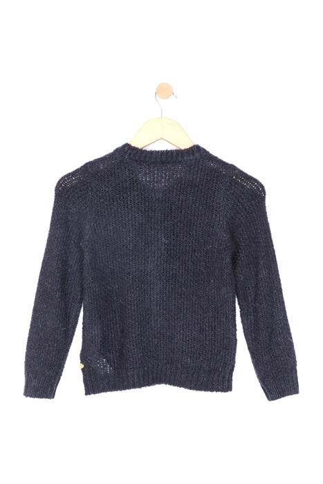 CREWNECK BUTCARD LS POCKET BLUE 2