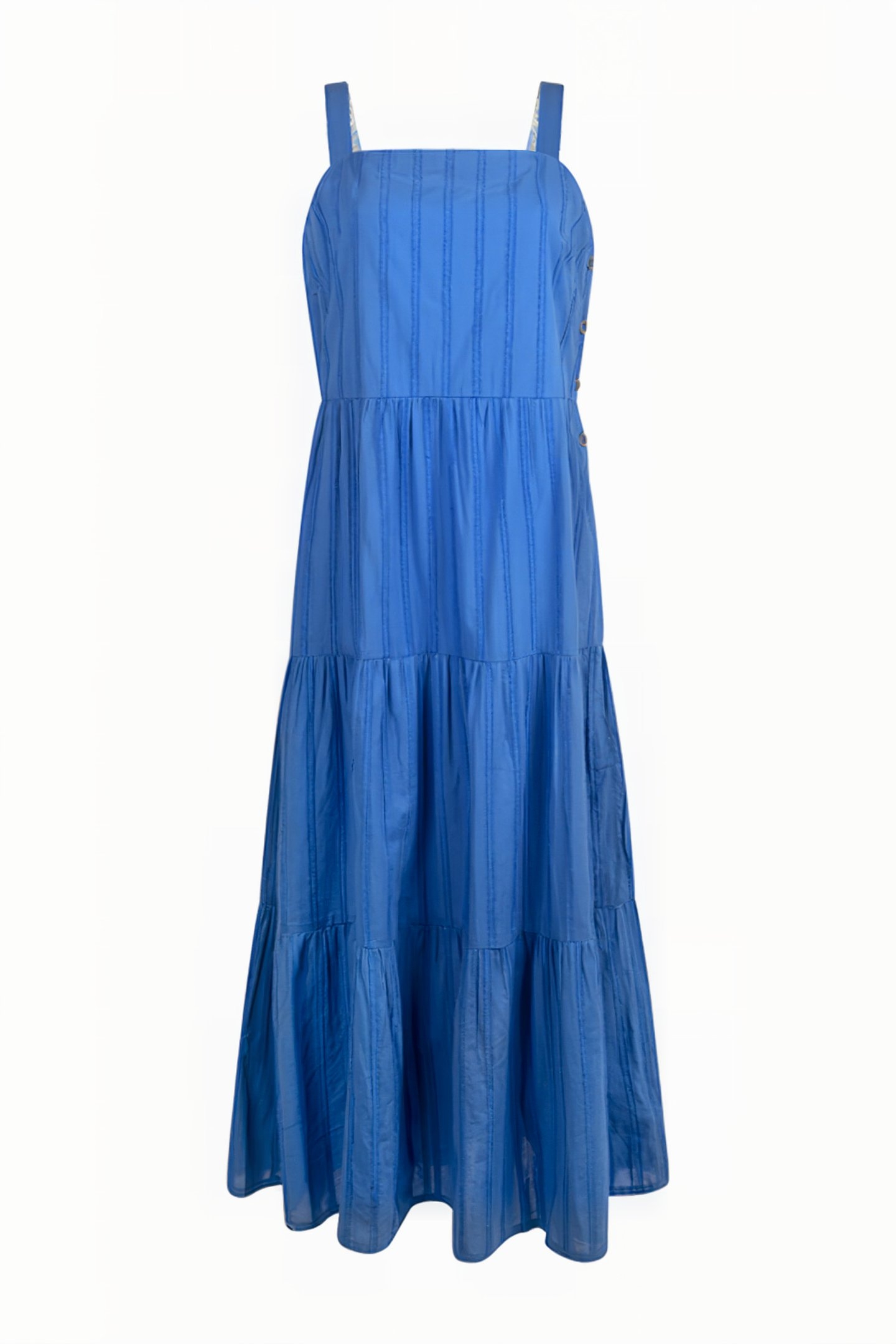 NISHA DRESS BRIGHT BLUE 1
