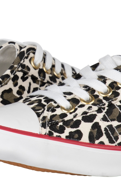 PIPER PUMPS BROWN PRINT 4