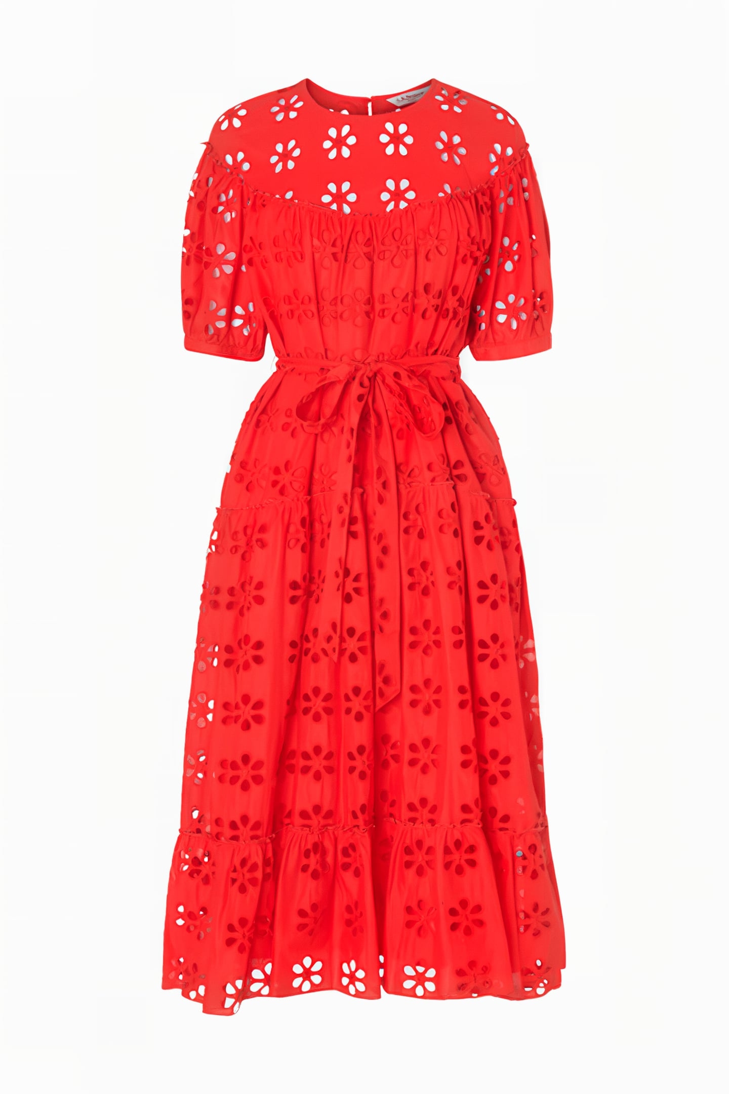 REGO MIDI DRESS RED 4