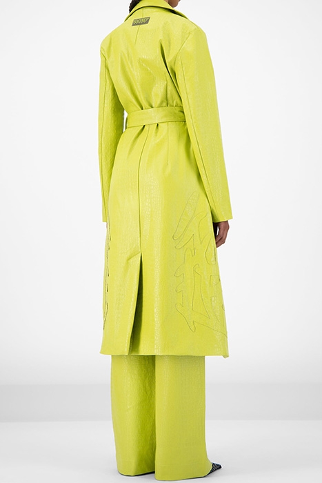 GREEN CROCO JEDOUN COAT 4