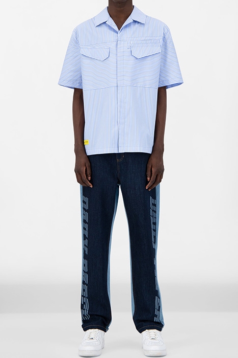 BLUE STRIPED JOVAN SHIRT 3