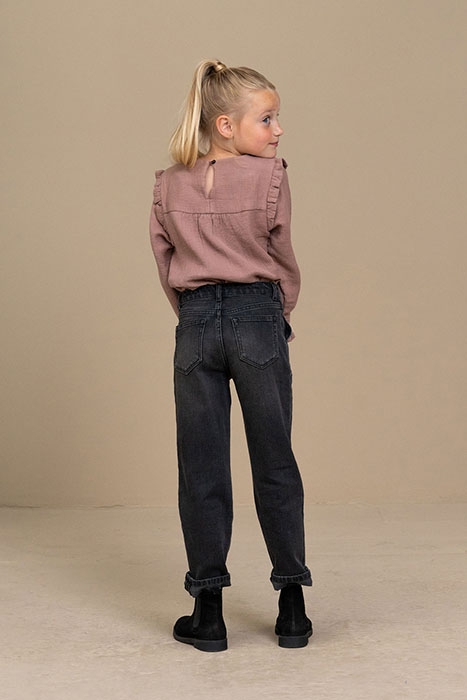 GIRLS SMILEY PANT JET BLACK 3