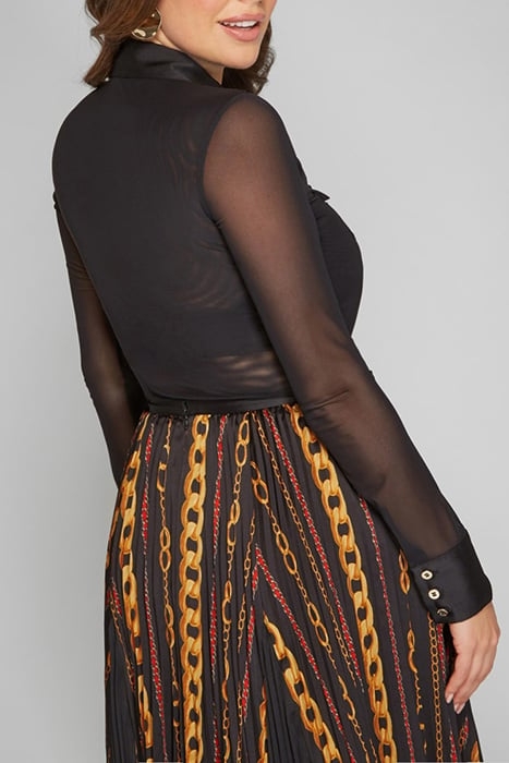 MARCIANO BY GUESS LILY MESH BODYSUIT JET BLACK 5