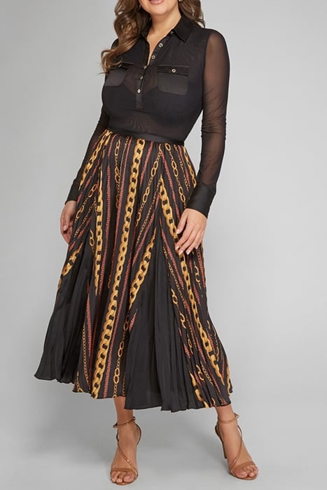 MARCIANO BY GUESS LILY MESH BODYSUIT JET BLACK 6