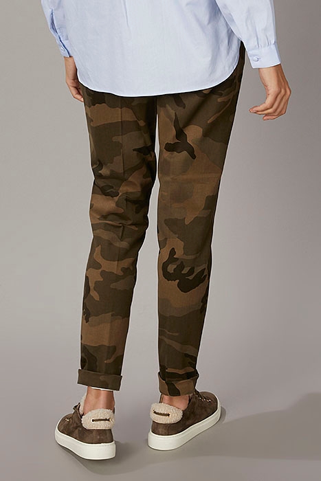 CAMOUFLAGE CHINO PANTS GREEN 3