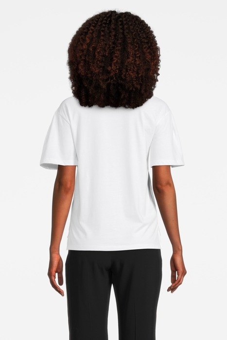 ATHLEISURE PUFF SLEEVE TSHIRT 100 WHITE 3