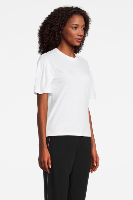 ATHLEISURE PUFF SLEEVE TSHIRT 100 WHITE 4