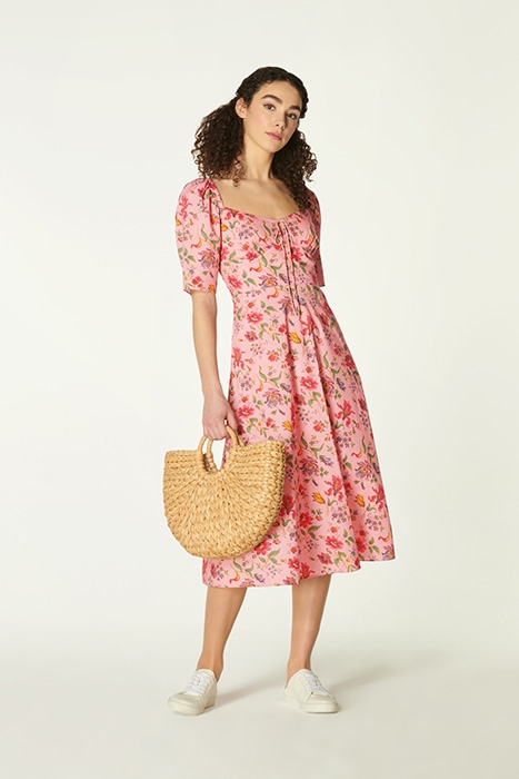 PHELIA MIDI DRESS PINK 2