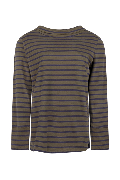 POPPY JERSEY TOP GREEN MULTI 1