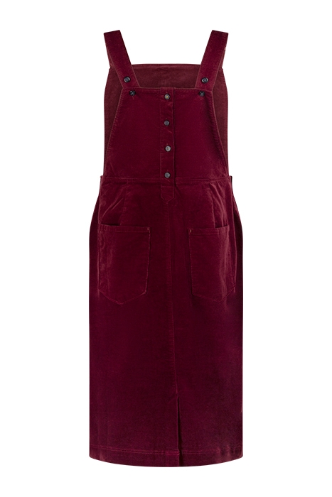IDA  CORD PINAFORE MID PLUM 2