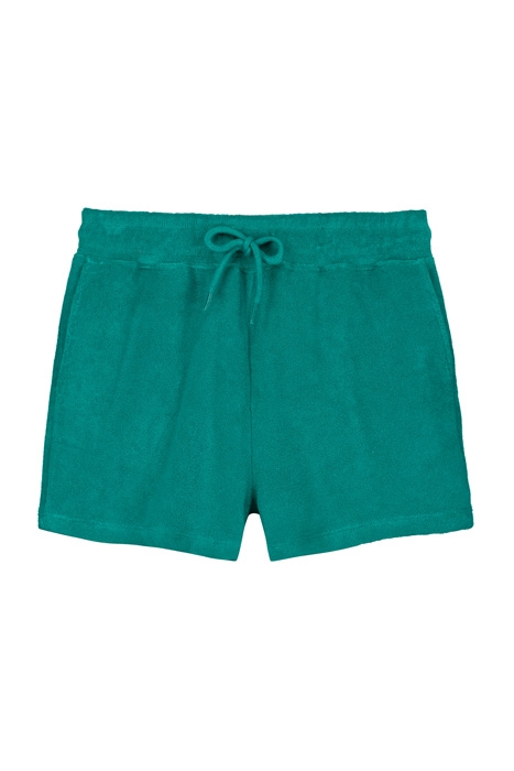 GIRLS MAUI TOWELING SHORT TROPIC GREEN 1