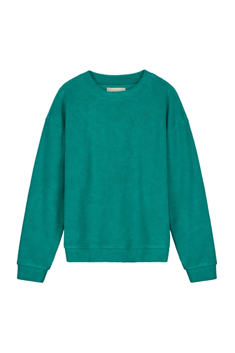 GIRLS HONOLULU SWEATER TROPIC GREEN 1