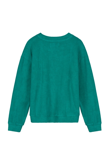 GIRLS HONOLULU SWEATER TROPIC GREEN 2