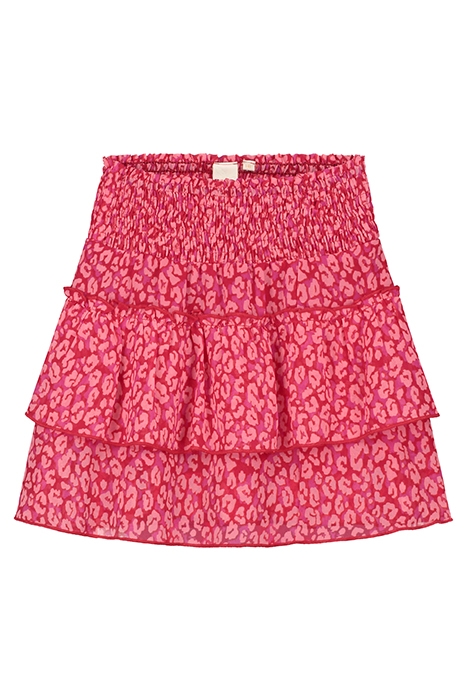 GIRLS ADEJE SKIRT TROPICAL TIGER CHILI RED 1
