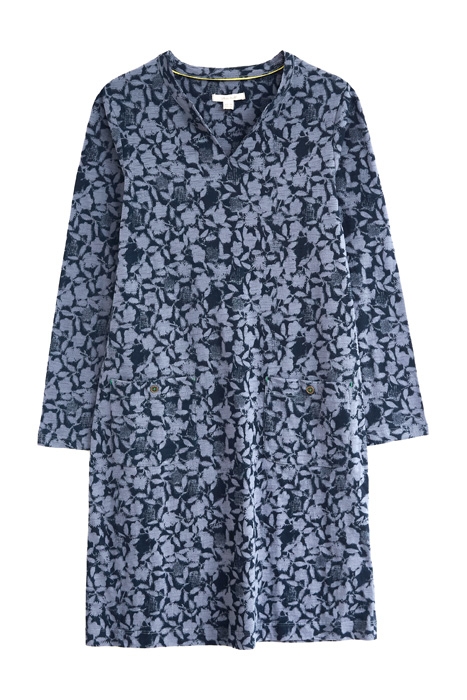 BEA FAIRTRADE DRESS NAVY MULTI 1