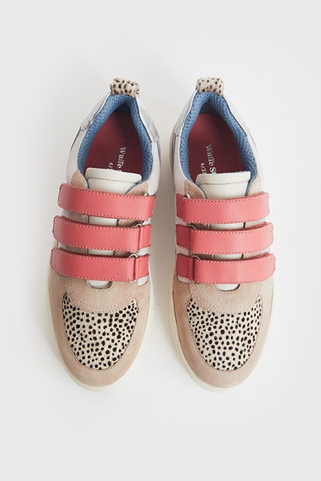 HOLLY VELCRO TRAINER WHITE 3