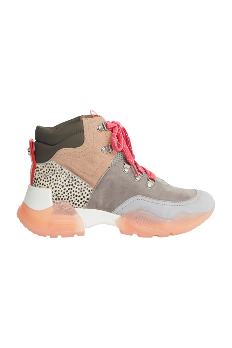 SAFFRON HYBRID HIGHTOP TRAINER GREY 1