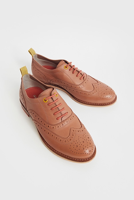 THISTLE LACE UP BROGUE  PINK 2