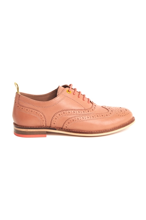 THISTLE LACE UP BROGUE  PINK 1