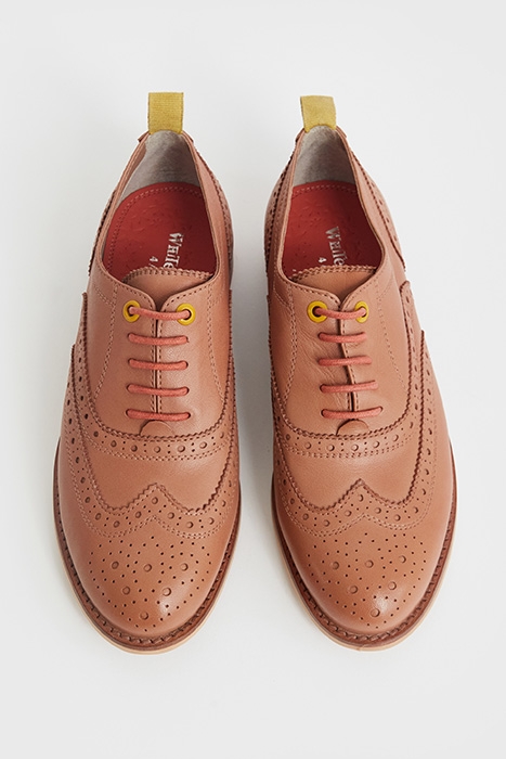 THISTLE LACE UP BROGUE  PINK 3