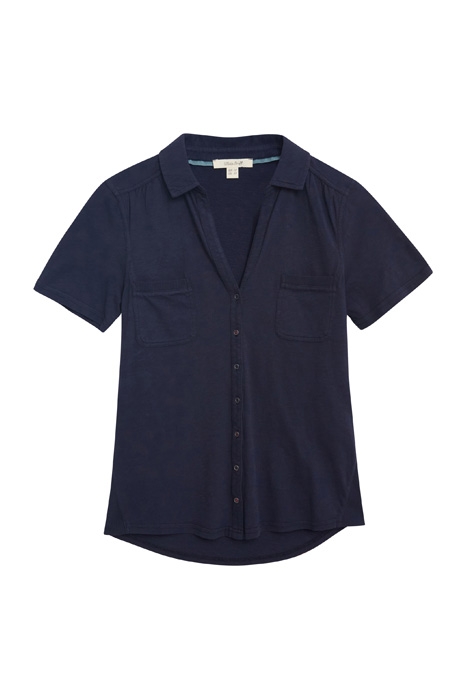 PENNY POCKET JERSEY SHIRT FRENCH NAVY 1