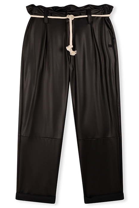CHINO VEGAN LEATHER BLACK 1