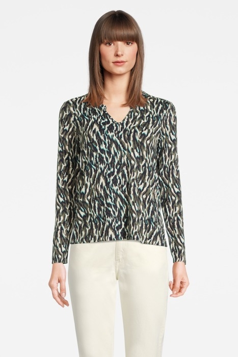 T-SHIRT JERSEY LONG SLEEVES 81101361 DARK TURQUOISE 1