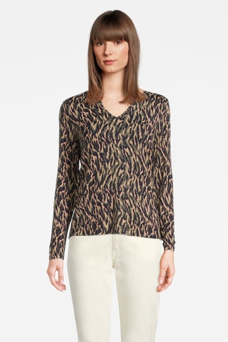 T-SHIRT JERSEY LONG SLEEVES 81101361 WARM SAND 1