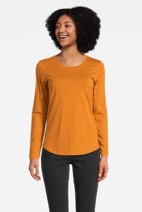 T-SHIRT JERSEY LONG SLEEVES 81101365 HONEY GINGER 1